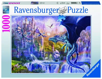 Image de Puzzle Ravensburger - Le Chateau des Dragons (1000 pièces)
