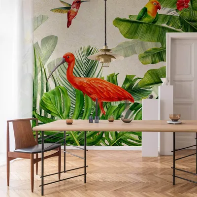 Produktbild von Vlies Fototapete - Exotic Birds - Third Variant 250x175 cm Tiere b-C-10067-a-c