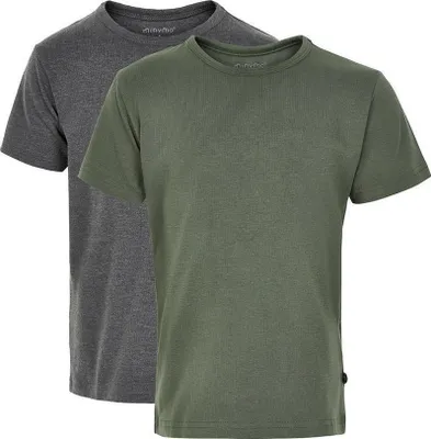 Produktbild von Minymo Doppelpack Basic T-Shirts blaugrau 110