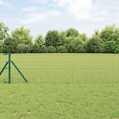 Obrázok produktu pre vidaXL Europlot, 0,4 x 10 m, oceľ s PVC povrchovou úpravou, zelená