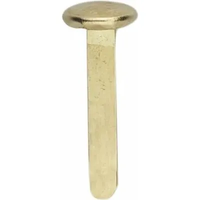 Produktbild von Alco Musterbeutelklammer 100St 38mm Gr8 Kopf 8,5mm vermessingt rund