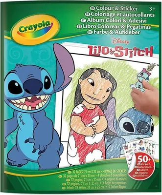Zdjęcie produktu dla Crayola 071662409005, 32 stron(y), Chłopak, dziewczyna, Naklejki w zestawie, Kolorowanka/album