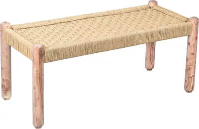 Produktbild von Boho Style Sitzbank Bank Holzbank Josue 90cm