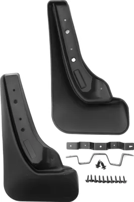 Produktbild von FROSCH Passgenaue Gummi Schmutzfänger Spritzschutz Kotflügel hinteren für FIAT Linea, 2007->, Limousine, 2 Teileg mit Befestigung