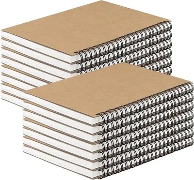 Zdjęcie produktu dla Blok spiralny A5, 30 kartek, gramatura 160 g/m², do malowania i pisania, biały