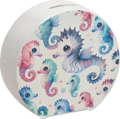 Produktbild von Seepferdchen Aquarell Spardose