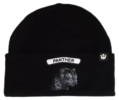 Zdjęcie produktu dla Czapka zimowa wełniana Goorin Bros. Soft Rock Panther Beanie Black - 107-1796-BLK