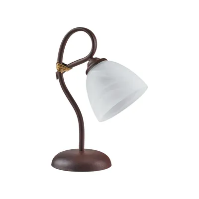 Produktbild von Tischlampe Dallas 1 Licht Eisen Schwarz und Rost