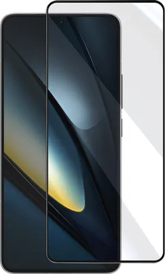 Obrázok produktu pre Avizar, ochranná fólia na displej Xiaomi Poco F6 Pro z tvrdeného skla odolného proti poškriabaniu 9H, čierna