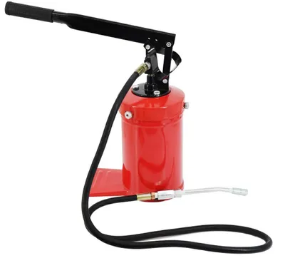 AWTOOLS Handfettpresse 4L Stahlbehälter mit ergonomischem Hebel