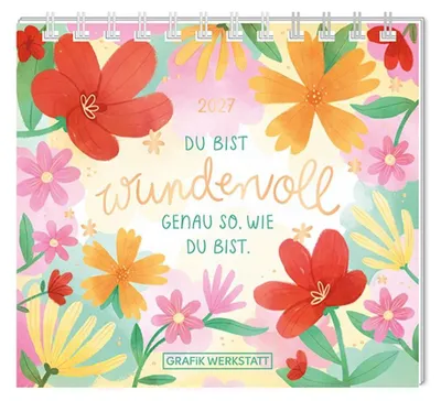 Produktbild von Mini-Kalender 2027 Du bist wundervoll