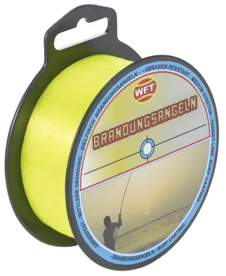 Produktbild von WFT Zielfisch Brandung 250m 0,40mm 11,5kg gelb - Angelschnur