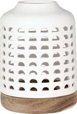 Produktbild von Räder Design Laterne Kerzenhalter Blickfang Weiß (Groß) (2-teilig)