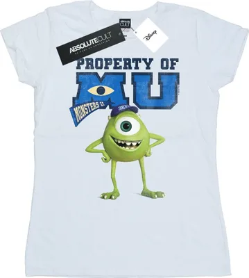 Produktbild von Disney - "Monsters University Property Of MU" T-Shirt für Damen BI34068 (XL) (Weiß)
