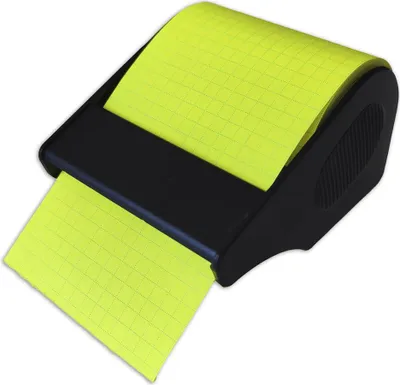 Image de RNK Verlag Rouleau de notes adhésives dans un dérouleur quadrillé rechargeable