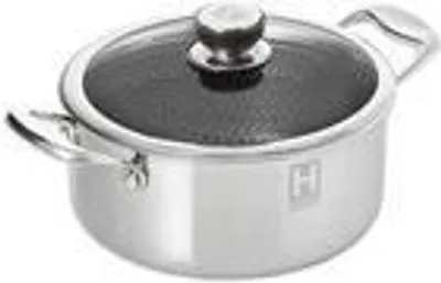 Produktbild von HENSSLERS Topf-Set 5-tlg., 1 Universaltopf Ø 20 cm + Ø 24 cm + Deckel, 1 Stielkasserolle