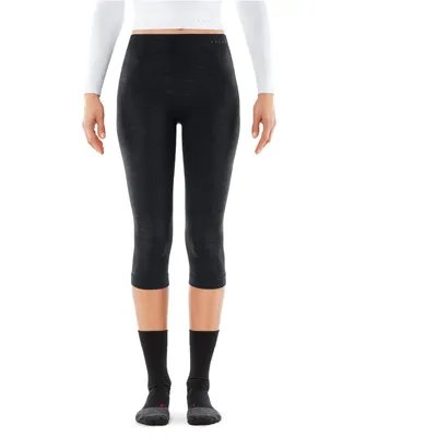 Productafbeelding van FALKE Wool-Tech 3/4 functioneel broekje, leggings voor dames, zwart, maat XS