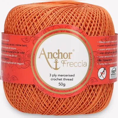 Immagine prodotto di Anchor Freccia 12 – Filato di cotone sottile per lavori all'uncinetto delicati (Colore 01003)
