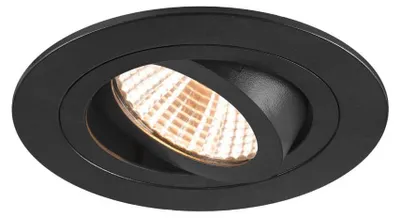 Imagen del producto de SLV 1007402 - Lámpara empotrable LED para techo, modelo TRIA 75, 2700K, ángulo de haz de 38°, forma redonda, color