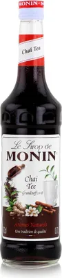Produktbild von Monin Sirup Chai Tee 700ml - Cocktails Milchshakes Kaffeesirup (1er Pack)