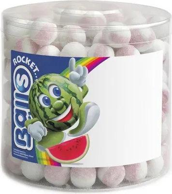 Produktbild von Rocket Balls Brausebälle mit Wassermelonen Geschmack 200er Dose