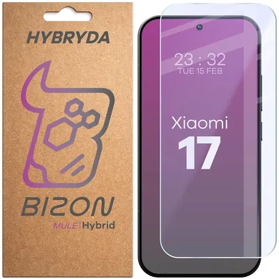 Produktbild von Flexibles Hybridglas für Xiaomi 17, Bizon Hybrid Mule