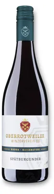Produktbild von Oberrotweiler Spätburgunder Rotwein halbtrocken Qualitätswein 750ml