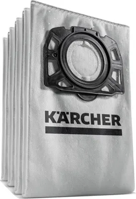 Immagine prodotto di Sacchetti filtranti in tessuto non tessuto per ristrutturazione Kärcher, WD/KWD 4-5-6 KFI 489, confezione da 4, ricambio per 2.863-355.0