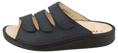 Produktbild von Finn Comfort Korfu Pantoletten Langlebiger Tragekomfort, Klettverschlüsse für perfekten Sitz, Fußbett herausnehmbar