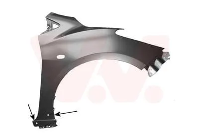 Produktbild von VAN WEZEL 2741658 Kotflügel Vorne Rechts für MAZDA 2 Schrägheck (DE, DH3)