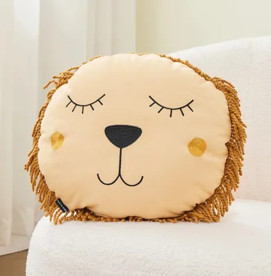 Produktbild von Alavya Home® Kinderkissen Löwe - Kissen mit Füllung für Kinderzimmer - 35 x 35cm