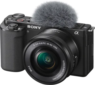Produktbild von Sony a ZV-E10 MILC Body 24,2 MP CMOS 6000 x 4000 Pixel Schwarz (ZVE10BDI.EU)