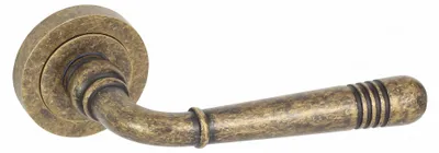 Produktbild von DOMINO Türgriff-Garnitur LOFT-R ohne Schlossrosette Bronze antik