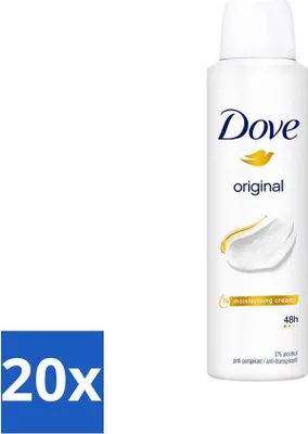 Image de Dove Original - Déodorant en spray - anti-transpirant - 150 ml - paquet économique - 20 pièces