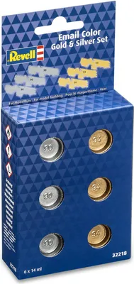 Obrázok produktu pre Revell Email Color - Gold & Silver Set (6x 14ml)