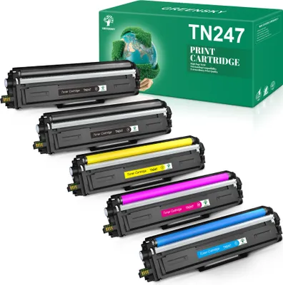 Produktbild von 5 Toner kompatibel für Brother TN-247 TN-243 cmyk für Brother DCP-L3510CDW DCP-L3550CDW DCP-L3517CDW HL-L3210CW HL-L3230CDW HL-L3270CDW MFC-L3710CW MFC-L3730CDN MFC-L3750CDW MFC-L3770CDW