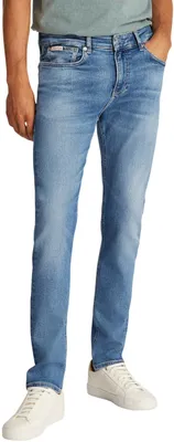 Immagine prodotto di Jeans da uomo Calvin Klein, modello skinny, con stretch, colore blu (denim chiaro), taglia 31W/30L
