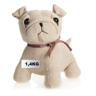 Produktbild von Türstopper – stabiler Türhalter – niedliches Hundemotiv – funktionales Wohnaccessoire – Stopper für Fenster und Türen, ideal gegen Zugluft (Bella der Hund)