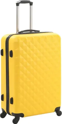 Produktbild von vidaXL Hard Shell Trolley Set 3 ks Žltý ABS