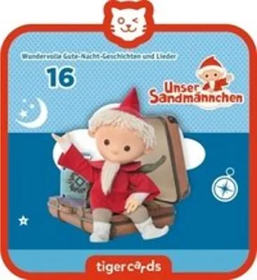 Produktbild von tigermedia tigercard Sandmännchen Folge 16 Was fliegt da durch die Nacht? Einschlafritual Kinder tigerbox Hörbox Audioplayer Hörbücher Kindermusik