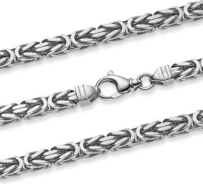 Produktbild von Silberkette Königskette Länge 60cm - Breite 6,0mm - 925 Silber