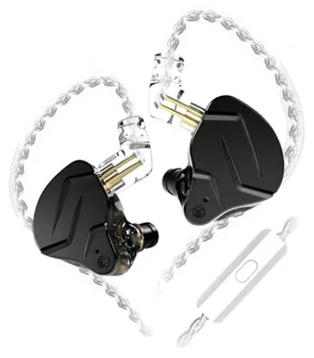 Produktbild von KZ - ZSN Pro X Kopfhörer mit Mikrofon (Schwarz)