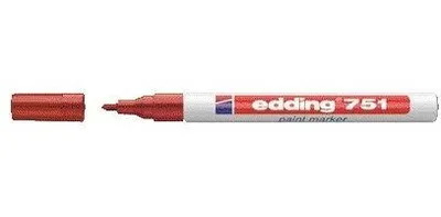 Produktbild von Edding - Ölbasierter Paintmarker 751 1-2mm pastellrot | 10 Stück
