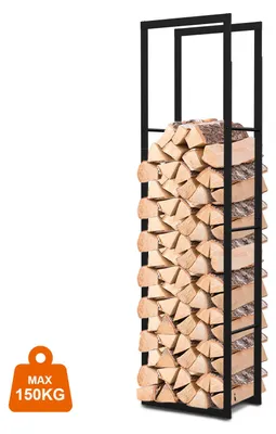 Produktbild von Ikodm Kaminholzregal Brennholzständer 150*40*25CM wetterfestem Metall Brennholz Brennholzregal