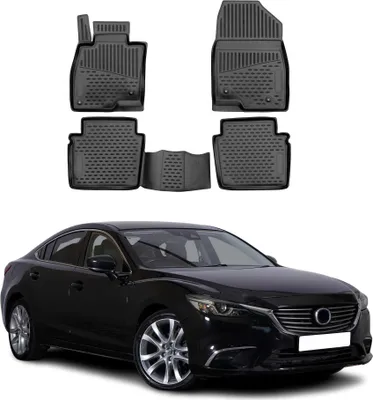 Immagine prodotto di 2012-2016 Mazda 6 tappetini TPE nero 4 pz