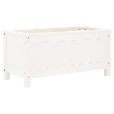 Immagine prodotto di vidaXL Fioriera bianca 82,5x40x39 cm in legno di pino massiccio