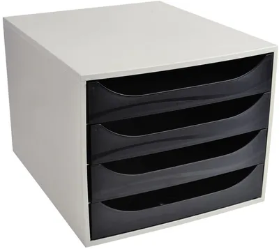 Immagine prodotto di Exacompta ECOBOX cassettiera 4 cassetti nero