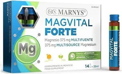 Produktbild von MARNYS® MagVital Forte – Liposomales Magnesium für optimale Muskel- und Nervenunterstützung – 14x25 ml