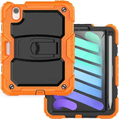 Image de Étui pour iPad Mini 6 8.3" avec support et porte-stylet Orange