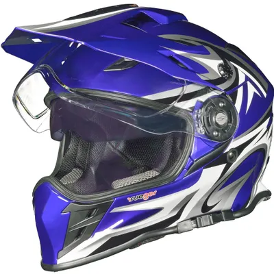 Produktbild von RX-967 Crosshelm Integralhelm Quad Cross Enduro Motocross Offroad Helm Pinlock Blau V/RCK XS (53-54)